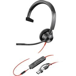 Headset hp poly blackwire zwart 149 mm x 111 mm x 67 mm