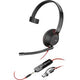 Headset hp poly blackwire zwart 32 mm x 155 mm x 178 mm
