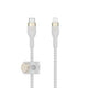Belkin oplaadkabel caa011bt3mwh wit usb-c male naar apple lightning