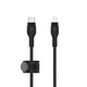 Belkin oplaadkabel caa011bt2mbk zwart usb-c male naar apple lightning