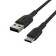 Belkin oplaadkabel cab001bt1mbk zwart usb-a male naar usb-c male