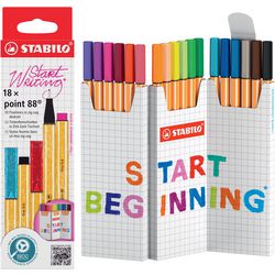 Load image into Gallery viewer, Stabilo point 88 zig zag fineliners - 18dlg.

