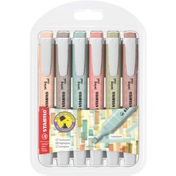 Abi tekstmarker stlo swing cool 275 6-09 kleurenassortiment breed beitel 6 stuks