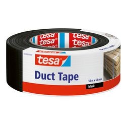 Ducttape tesa zwart 50 m