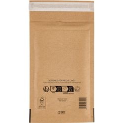 Gevoerde enveloppen mail lite b 00 goud zonder venster kleefstrip