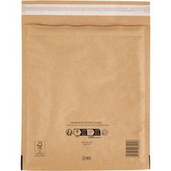 Gevoerde enveloppen mail lite e 2 goud zonder venster kleefstrip