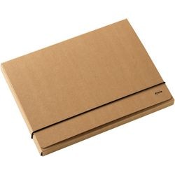 Documentmap djois kraft line a4 bruin karton