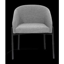 Fauteuil meet powered by paperflow milo 570 x 500 x 710 mm grijs