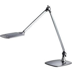 Bureaulamp meet powered by paperflow led jim zilver netstroom 475 x 170 x 530 mm