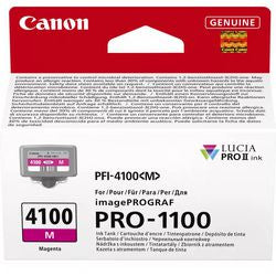 Inktcartridge canon pfi-4100m magenta origineel