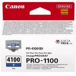 Inktcartridge canon pfi-4100b blauw origineel