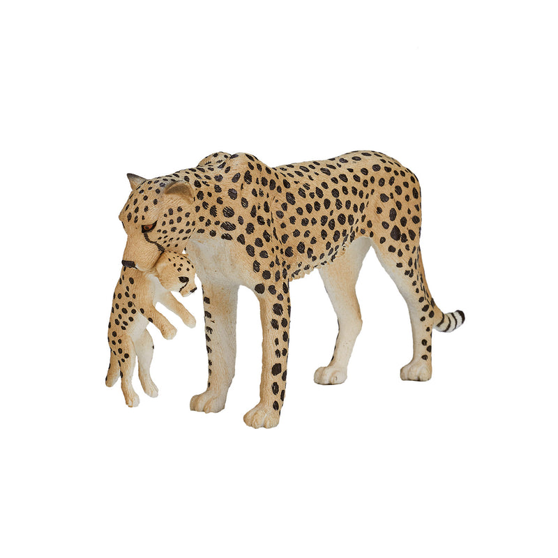 Load image into Gallery viewer, Mojo wildlife cheetah vrouwtje met welp - 387167
