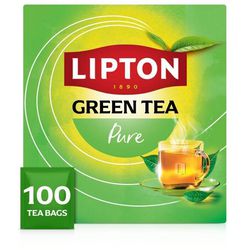 Lipton feel good selection green tea - 100 theezakjes - groene thee - grootverpakking - 1 doos