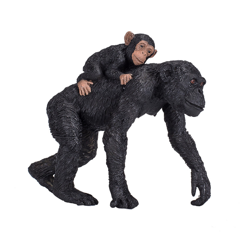 Load image into Gallery viewer, Mojo wildlife chimpansee met baby - 387264
