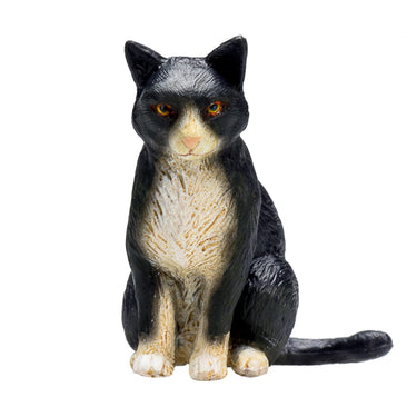 Mojo farmland zittende kat zwart wit - 387371