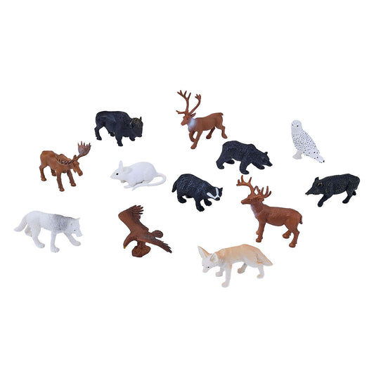 Mojo wildlife mini bosdieren speelset, 12dlg. - 380054