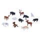 Mojo wildlife mini bosdieren speelset, 12dlg. - 380054