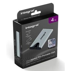 Ssd integral 4 tb usb 3.2 (gen 2) zilver