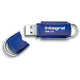 Usb-stick integral 128 gb usb type-a blauw, zilver