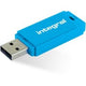 Usb-stick integral 16 gb usb type-a blauw, geel, oranje