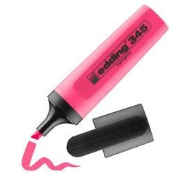 Tekstmarker edding 345 roze permanent navulbaar