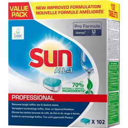 Vaatwastabletten sun professional all in 1 tabs
