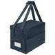 Leitz stoffen compacte hot desking opbergtas met deksel - opvouwbare opbergbox - 57% gerecycled - laptop tot 14'' - fluweel grijs