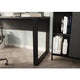 Bureau germania rovigo rechthoekig grafiet 600 mm (d) x 740 mm (h) spaanplaat