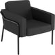 Fauteuil medso classic l ftmedlclsx1015 houtskool