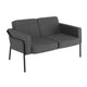 Tweezitsbank medso classic c2medlclsx1002 houtskool