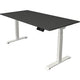 Zit-sta-bureau kerkmann move 1 stable grafiet, wit 1270 mm x 1600 mm