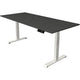 Zit-sta-bureau kerkmann move 1 stable grafiet, wit 1270 mm x 1800 mm