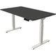 Zit-sta-bureau kerkmann move 1 stable grafiet, wit 1270 mm x 1400 mm