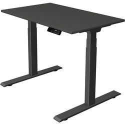 Zit-sta-bureau kerkmann move 1 stable grafiet, grijs 1270 mm x 1000 mm