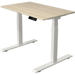 Zit-sta-bureau kerkmann move 1 stable esdoorn, wit 1270 mm x 1000 mm