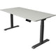 Zit-sta-bureau kerkmann move 1 stable grijs 1270 mm x 1600 mm