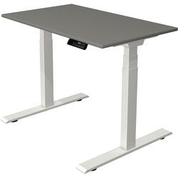 Zit-sta-bureau kerkmann move 1 stable grafiet, wit 1270 mm x 1000 mm