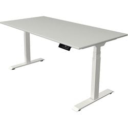 Zit-sta-bureau kerkmann move 1 stable grijs, wit 1270 mm x 1600 mm