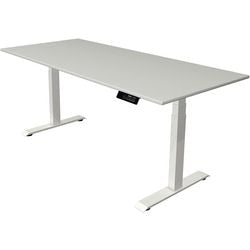 Zit-sta-bureau kerkmann move 1 stable grijs, wit 1270 mm x 1800 mm