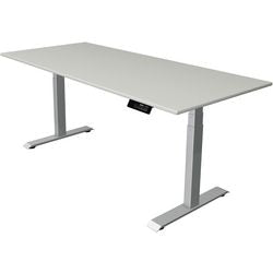 Zit-sta-bureau kerkmann move 1 stable grijs, zilver 1270 mm x 1800 mm