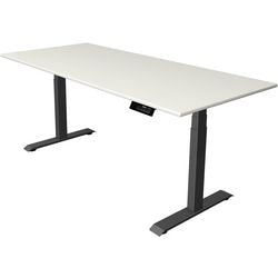 Zit-sta-bureau kerkmann move 1 stable grijs, wit 1270 mm x 1800 mm