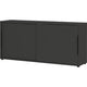 Kast met schuifdeuren germania 4373-547 grijs spaanplaat