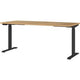 Zit-sta-bureau germania 7909-593be navarra-eiken, zwart t-voet