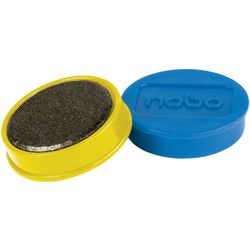 Whiteboard-magneten nobo 1915318 kleurenassortiment magnetisch