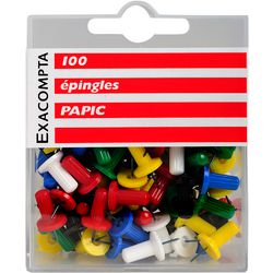 Pic punaises exacompta 14996e multikleur 52 g