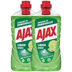 Allesreiniger ajax limoen 2 x 1 l