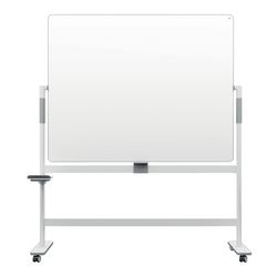 Mobiel whiteboard nobo dubbelzijdig magnetisch grijs