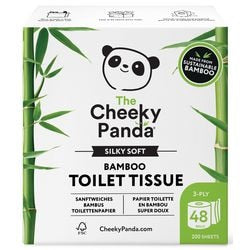 Toiletpapier the cheeky panda pftoilt48 wit 3-laags