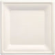 Eetbord papstar pure wit 20 x 6,5 x 20 cm 50 stuks
