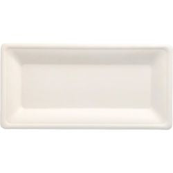 Eetbord papstar wit 26 x 13 x 6,5 cm 50 stuks